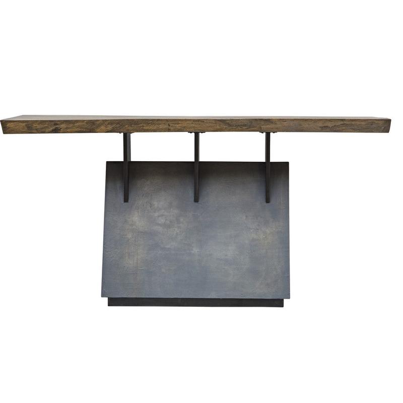 Uttermost Vessel - 30.25 Inch Industrial Console Table