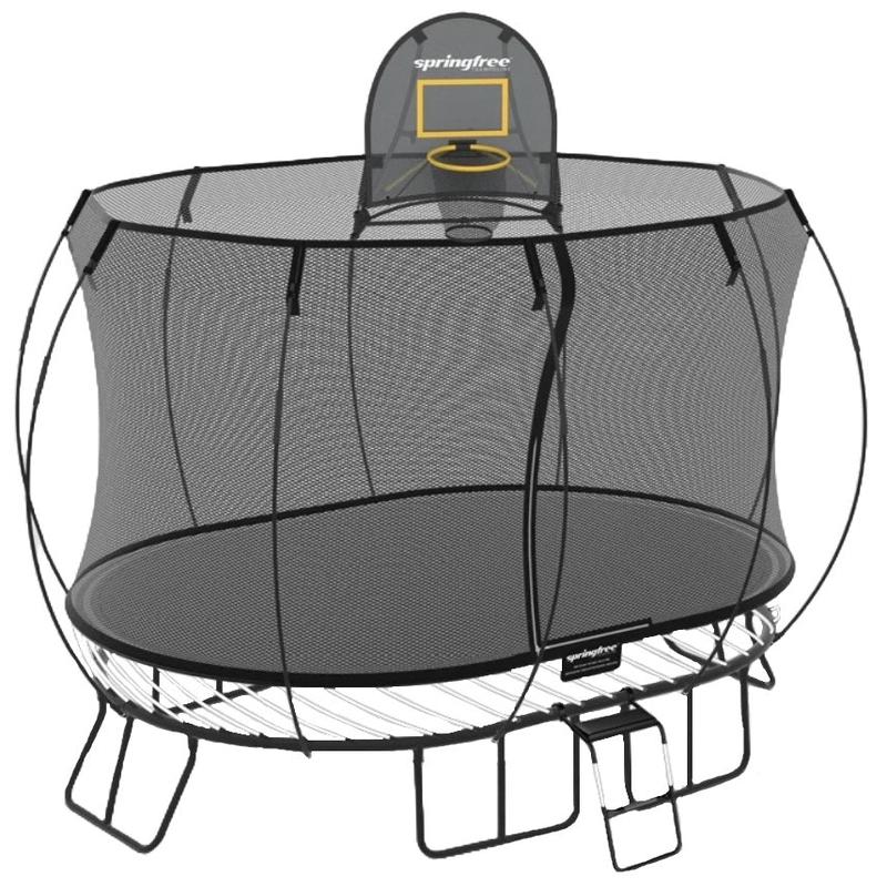 8\' x 11\' Medium Oval Springfree Trampoline Ultimate Bundle