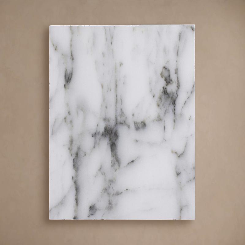 Edgewater Outdoor Finish Board in White Faux Marble
