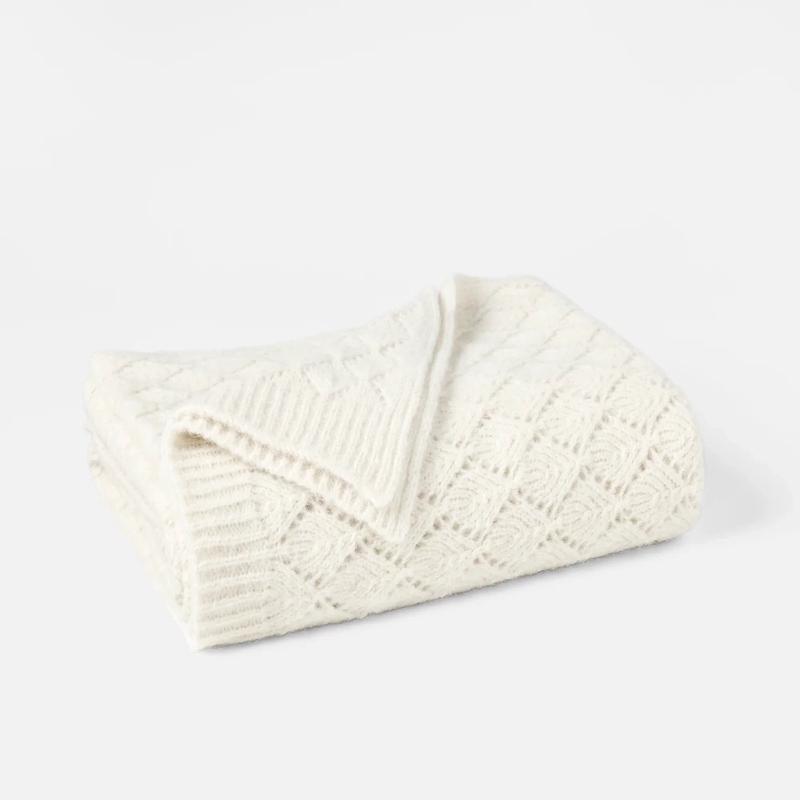 Paracas Alpaca Cotton Knit Throw
