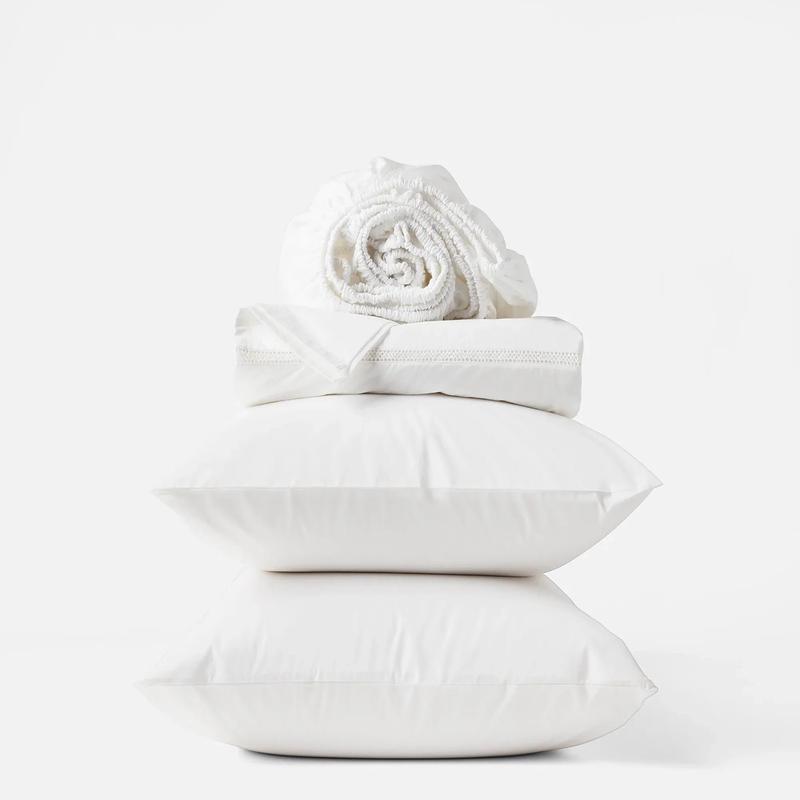Lattice Organic Percale Sheet Set