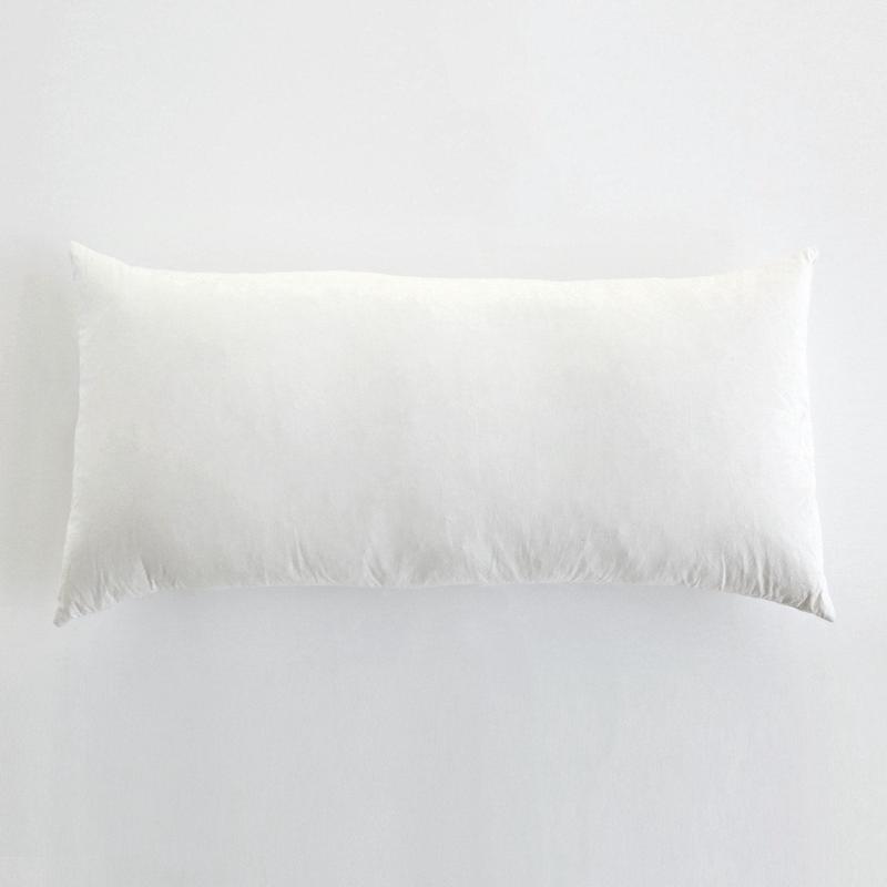 Down Feather Lumbar Pillow Insert