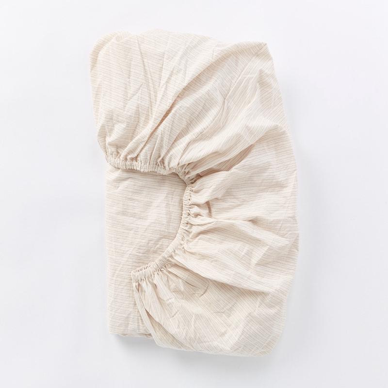 Organic Crinkled Percale Sheet