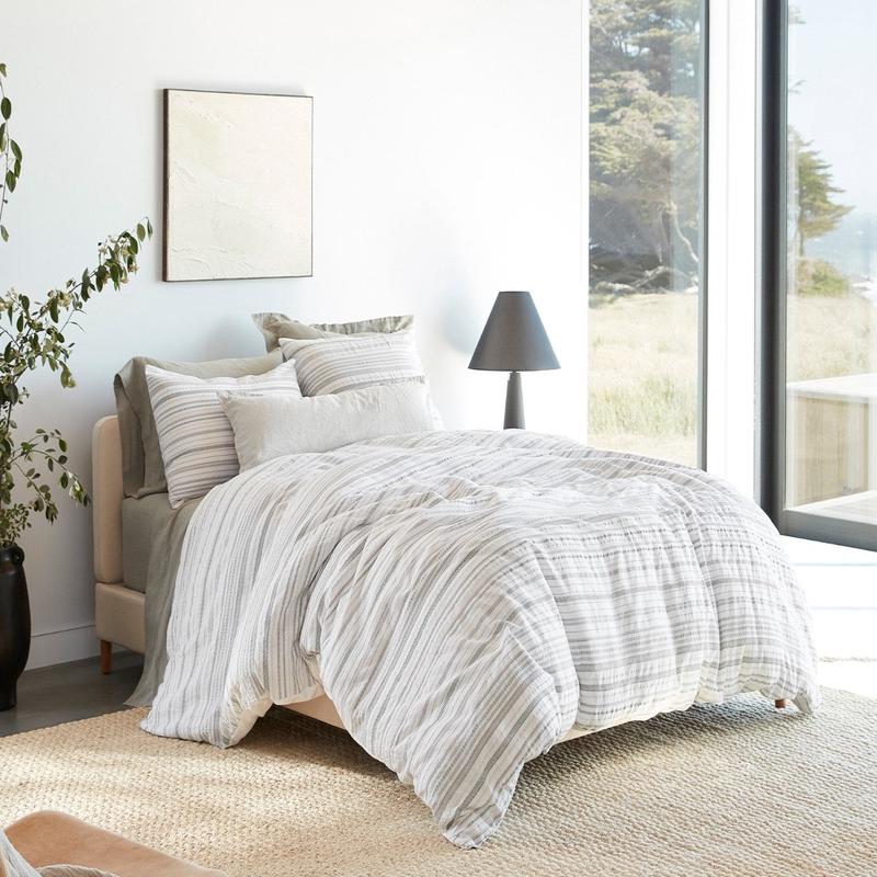 Geo Cove Organic Duvet Cover – Renewed