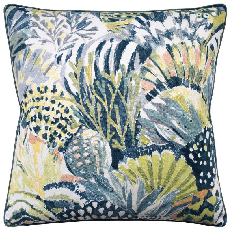 Astella Teal Decorative Pillow by Ryan Studio