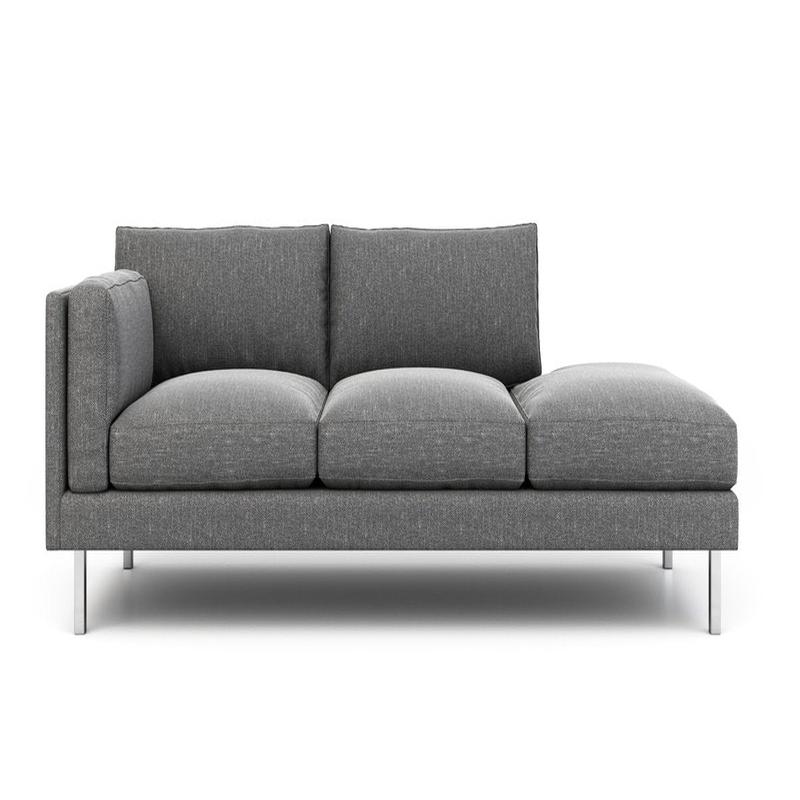 Skinny Fat Sofa With Bumper (100\", Bumper On Right)