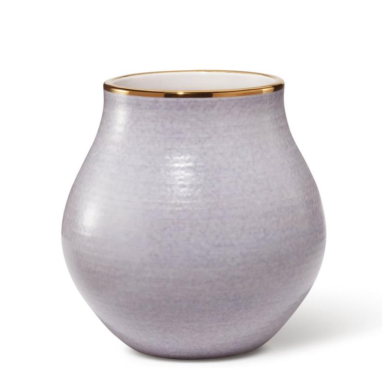 Romina Large Vase in Lavender Haze by AERIN